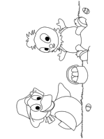 a coloring page of the sandman